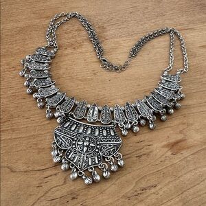 Silver Statement Necklace